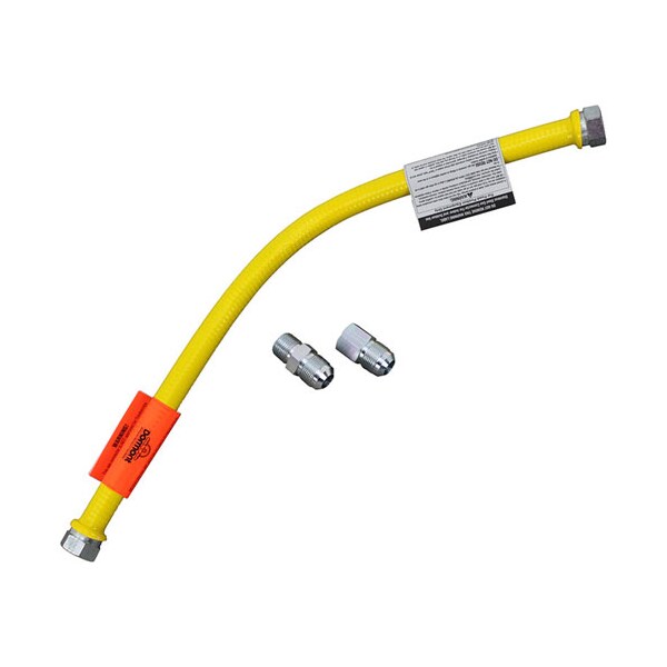 Dormont Coated Gas Connector3/4" Mpt X 48" For - Part# 1675N(Pfs)48 1675N(PFS)48 - main